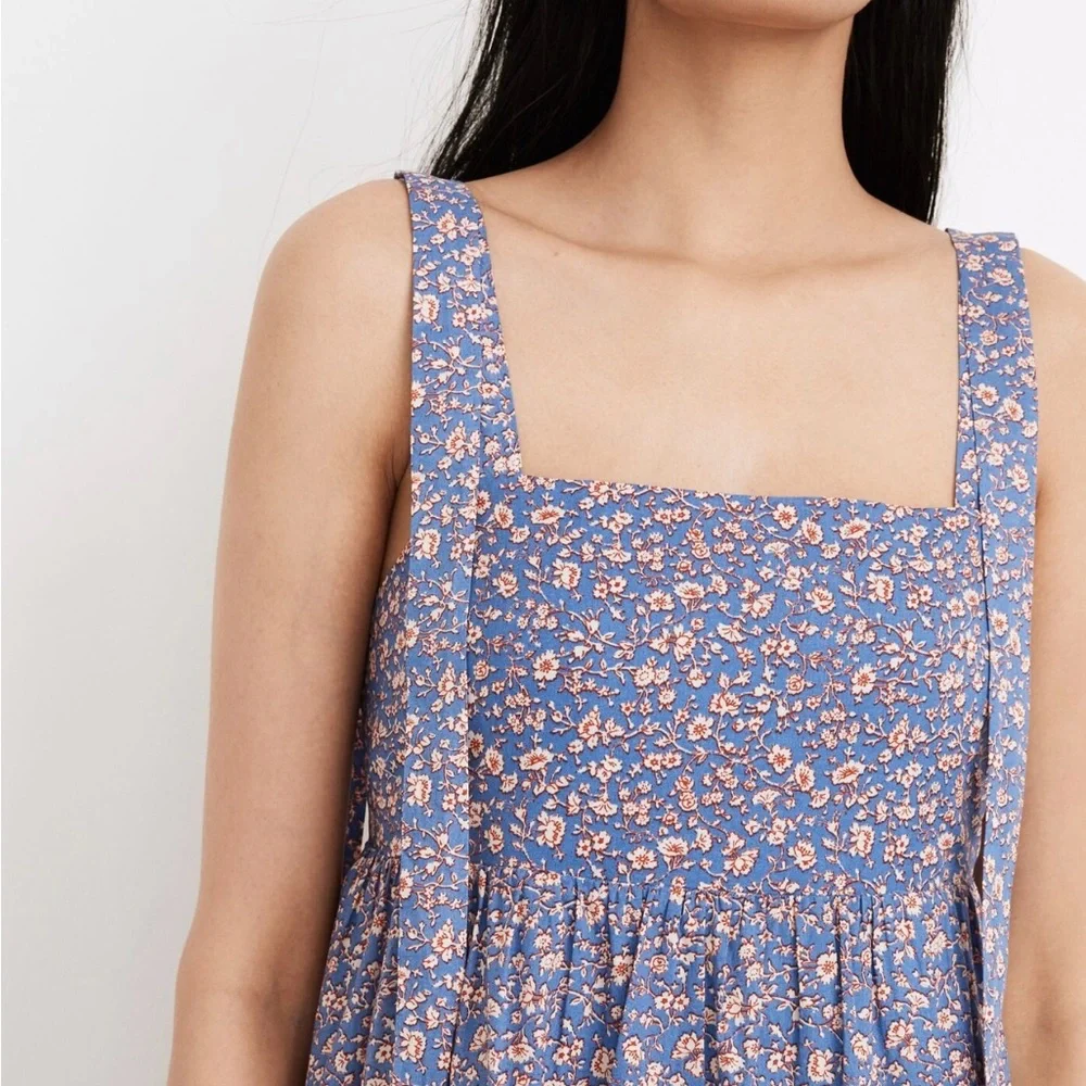 Madewell Floral Midi Dress - Picture 2 of 6